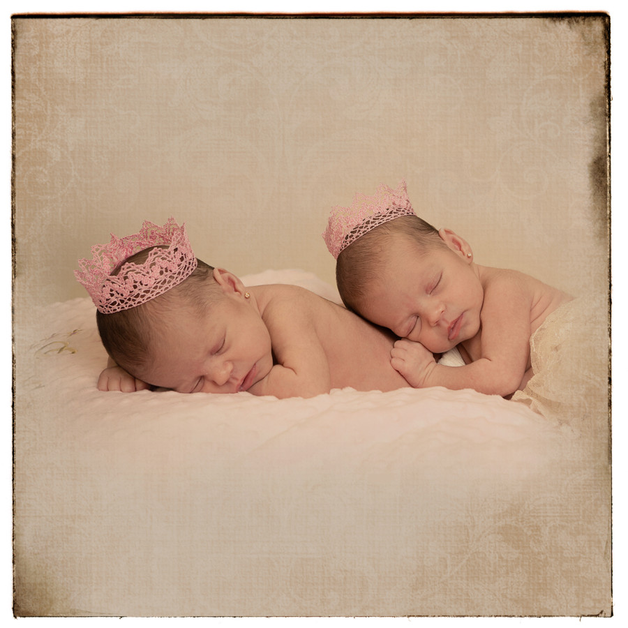 Bebés dormidos Eva y Ana